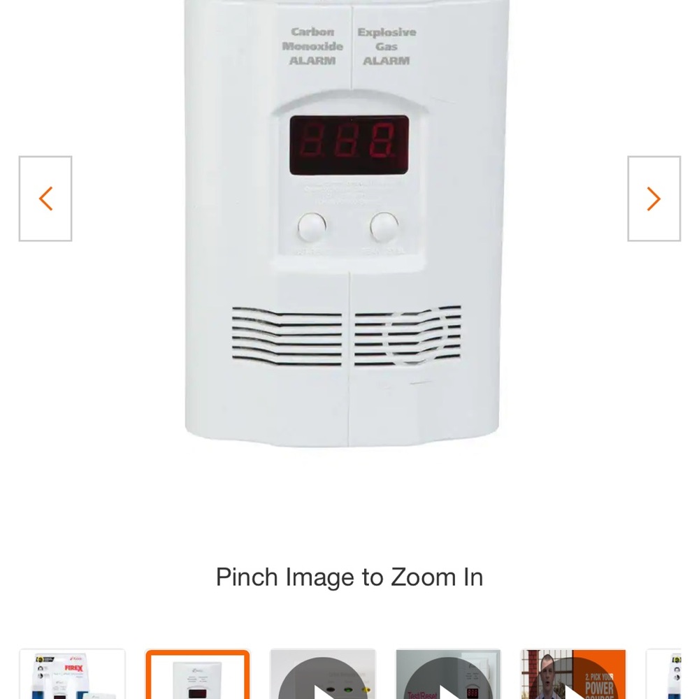 Carbon monoxide alarm and gas explosive alarm
